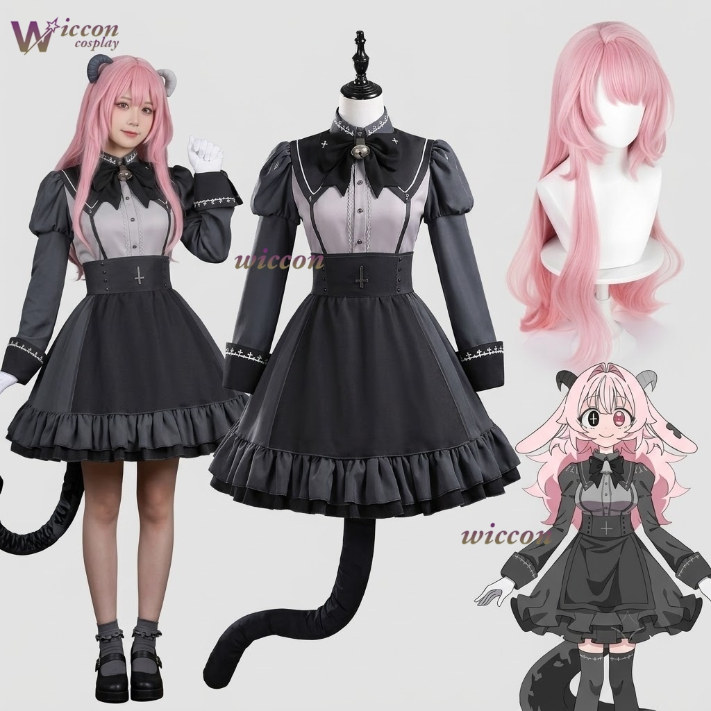 Party Games Steam - WonkaCos プーキー女神ショットトリックデビルファンシュンエル同じフルセットコスプレ衣装次元蒸気ゲーム制服ハロウィンパーティー