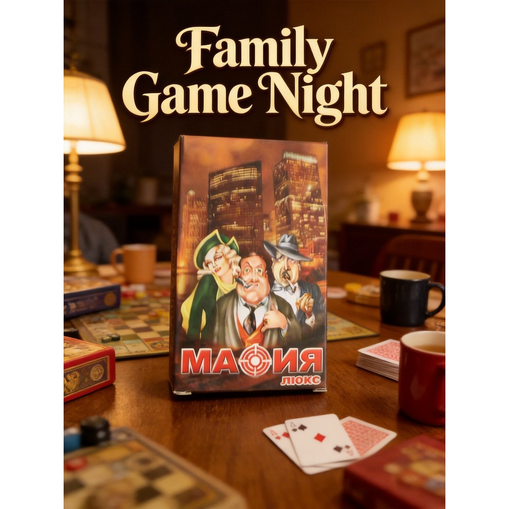 Party Games Mafia - マフィアパーティーゲーム - ロシア版：家族や友達のための社会的交流型戦略カードゲーム、インタラクティブなゲームナイト