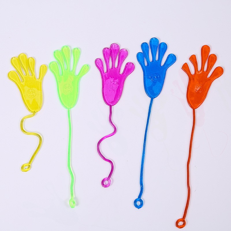 Party Games Adults Funny - 5-50個入り 面白い粘着性のある手のおもちゃ 弾力性のあるスクイーズパーム ノベルティギフト パーティーゲーム 誕生日教育用