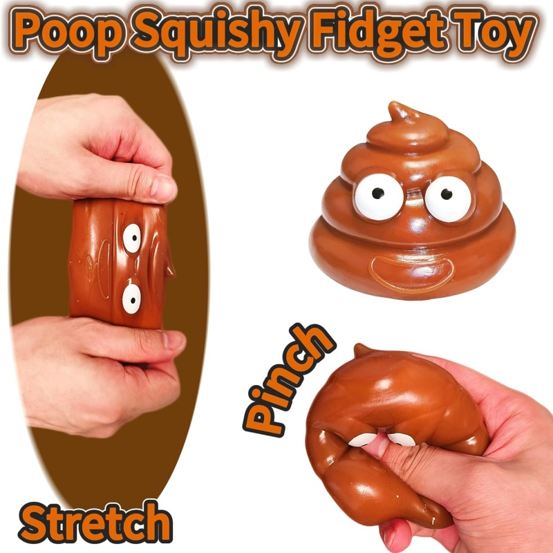かわいいうんち型ストレス解消おもちゃ、感覚玩具、面白いうんち - Party Games Adults Funny のレビューと価格