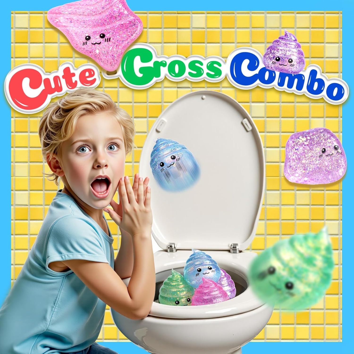 ノベルティスクイーズうんちストレスボールスクイーズおもちゃグ - Party Games Adults Funny のレビューと価格