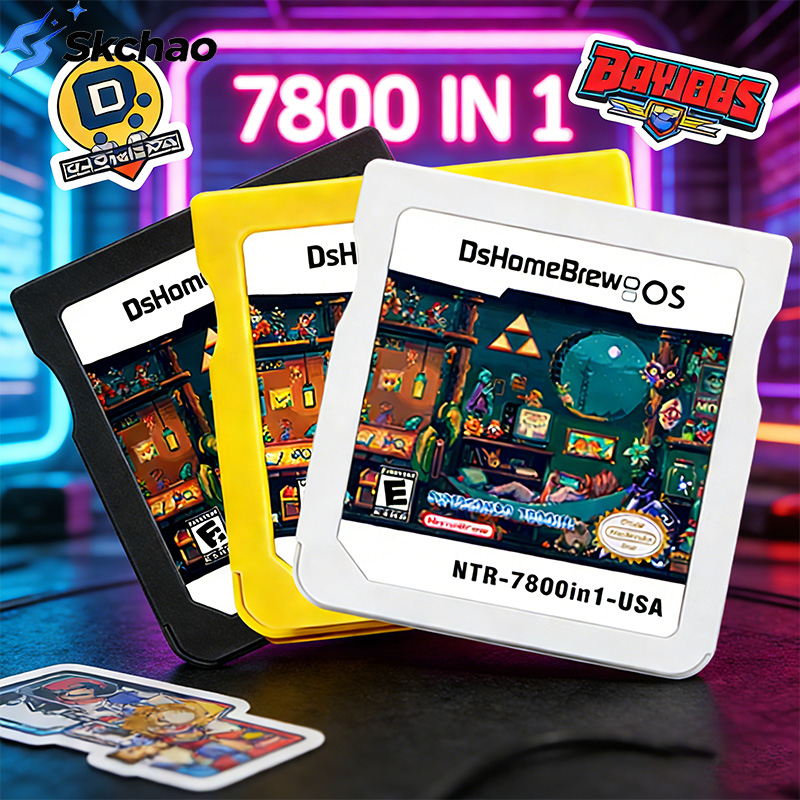 7800 in 1 DSカード R4 3DSゲームコレクショ - Party Games Nintendo のレビューと価格