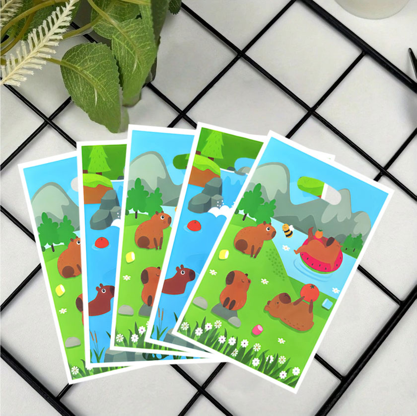 20個/40個入り漫画キャラクターギフトバッグ、川で遊ぶカピ - Party Games Gender Reveal のレビューと価格