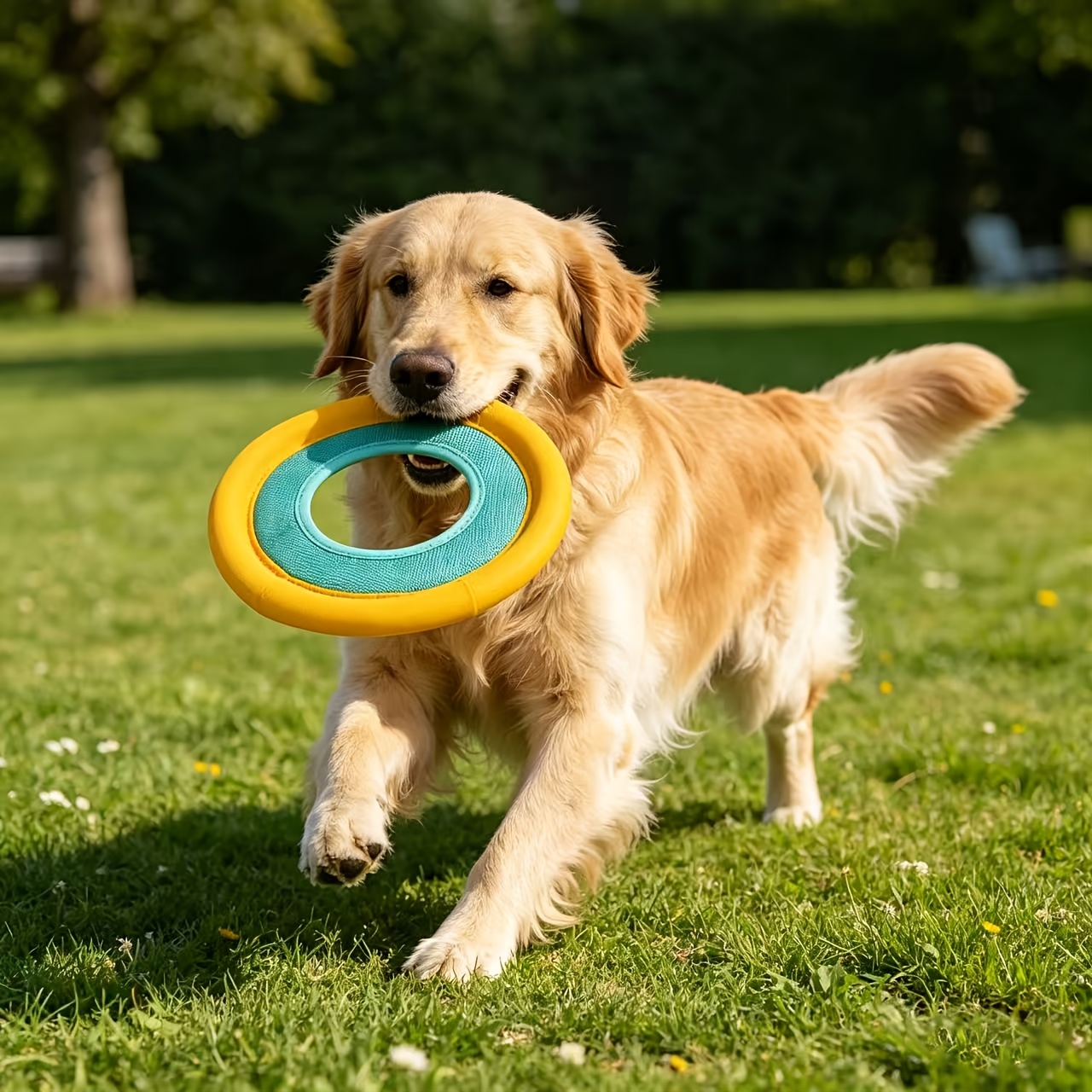 フローティングドッグフリスビー、中型犬用屋外インタラクティブ - Frisbee Freestyle Disc のレビューと価格