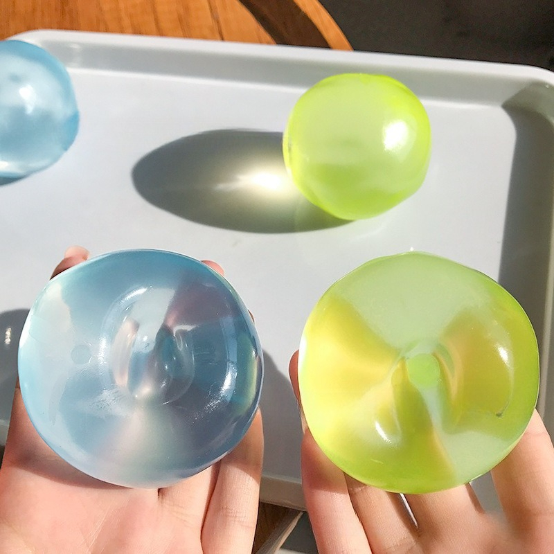 柔らかい粘土状もちもちフィジェットトイ 透明ココナッツオイル - Party Games Adults Funny のレビューと価格