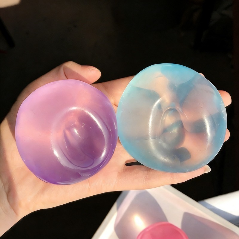 柔らかい粘土状もちもちフィジェットトイ 透明ココナッツオイル - Party Games Adults Funny のレビューと価格