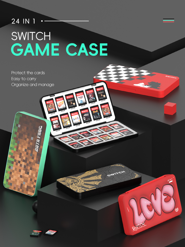24 in 1 ゲームカードケース Switch/Switc - Party Games Nintendo のレビューと価格