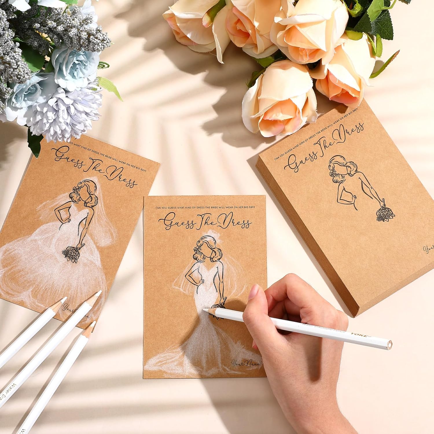 10セット ブライダルシャワーゲームキット ウェディングシャ - Party Games Bridal Shower のレビューと価格