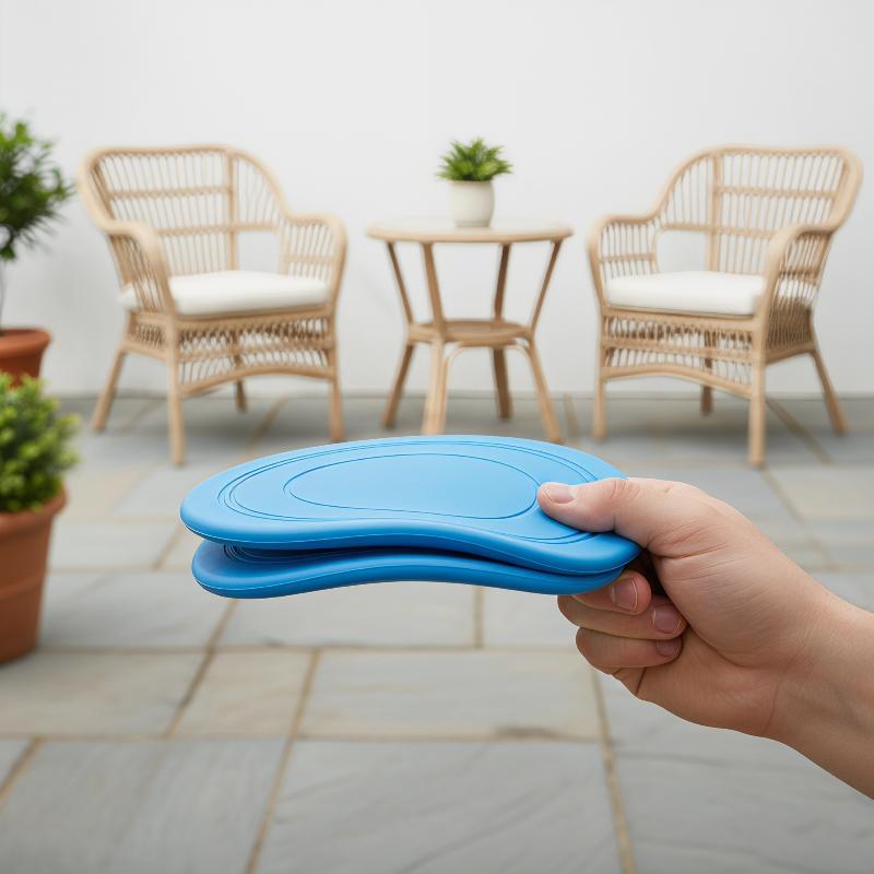 犬用ソフトシリコンフライングディスクおもちゃ、汎用インタラク - Frisbee Freestyle Disc のレビューと価格