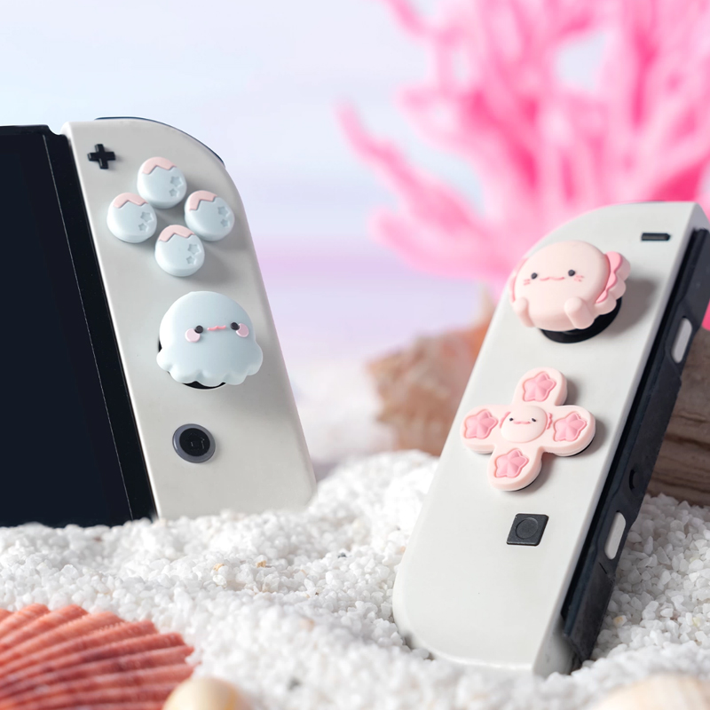 水槽パーティー シリコン製ソフトDパッドボタン ABXYキー - Party Games Nintendo Switch のレビューと価格