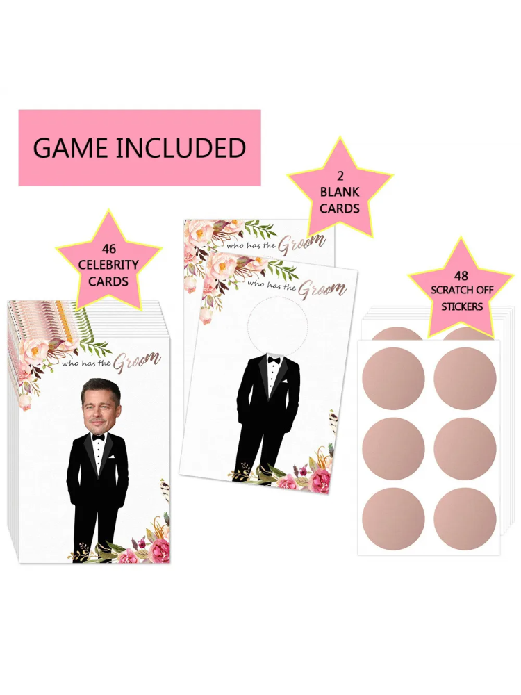ブライダルシャワーゲーム - 新郎が持っているカードはどれで - Party Games Bridal Shower のレビューと価格