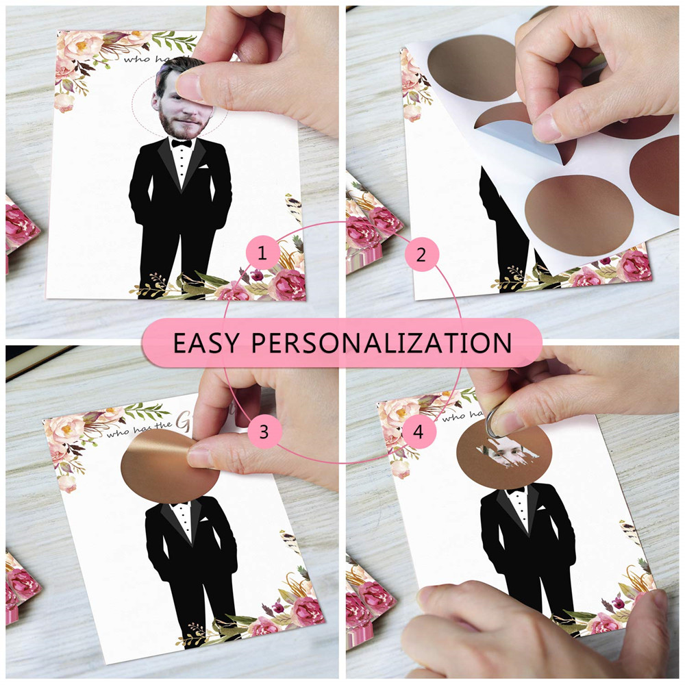 ブライダルシャワーゲーム - 新郎が持っているカードはどれで - Party Games Bridal Shower のレビューと価格