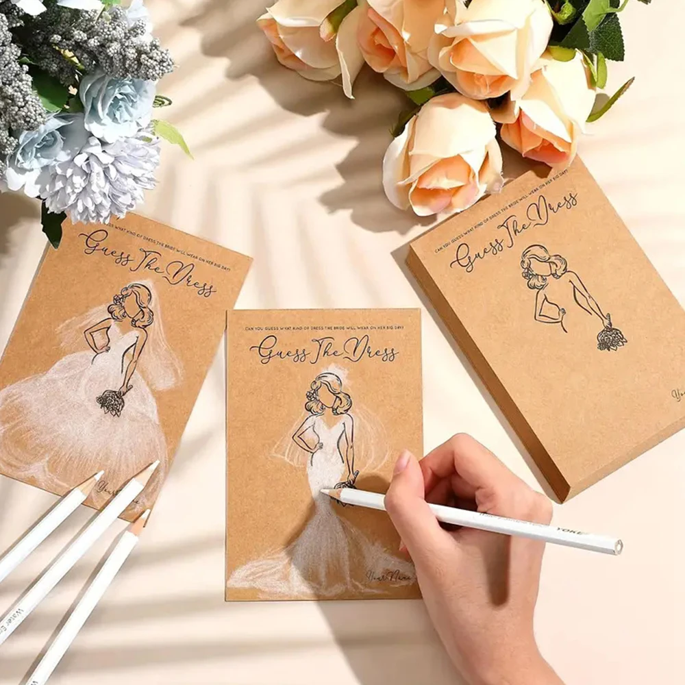 ランツー 10セット 面白いドレスゲームカード（鉛筆付き）、 - Party Games Bridal Shower のレビューと価格